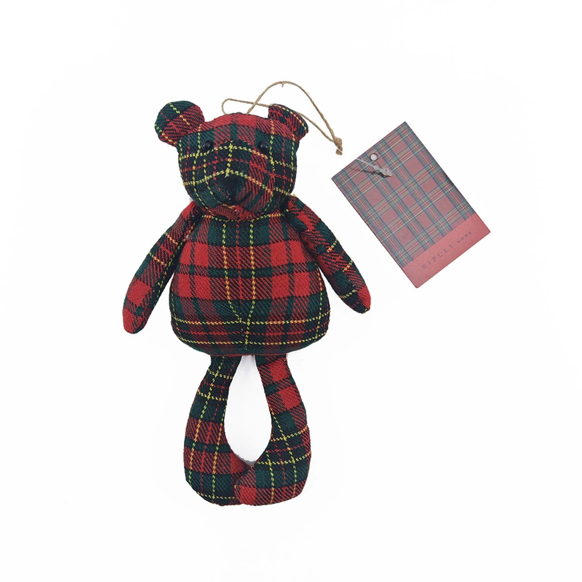 ADORNO NAVIDEÑO RIPLEY HOME TEDDY OSO ESCOCES - 1