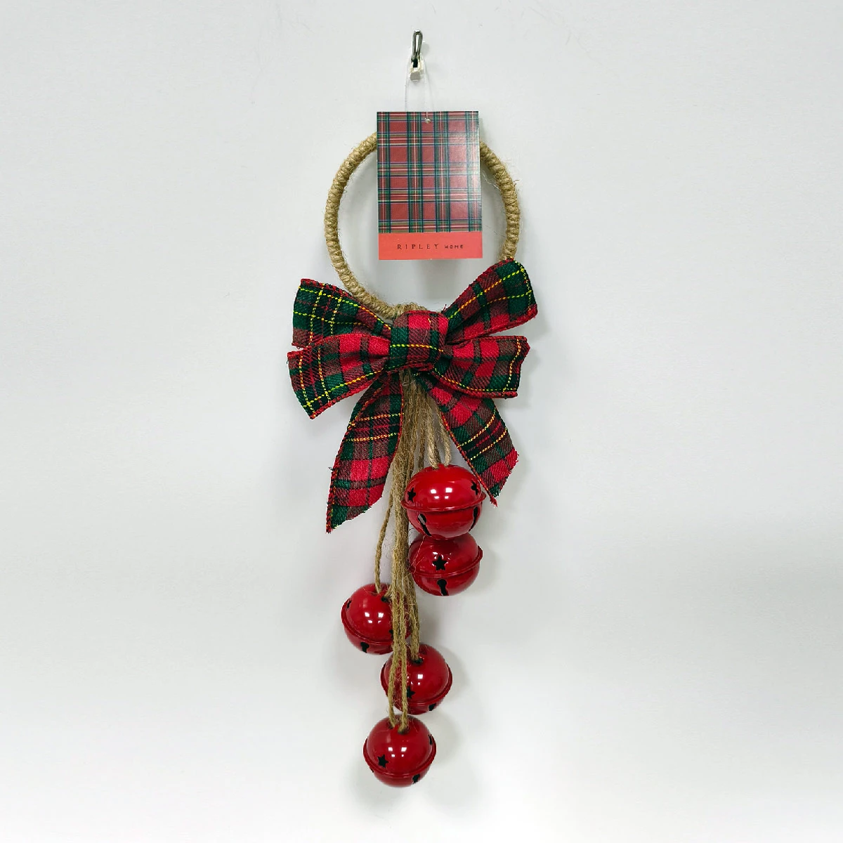 ADORNO NAVIDEÑO PARA ÁRBOL RIPLEY HOME ESCOCES 5 CASCABELES 40 CM - 1