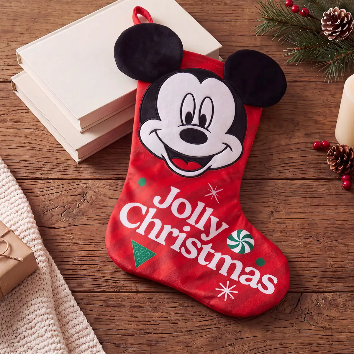 BOTA NAVIDEÑA DISNEY MICKEY 44 CM - 1