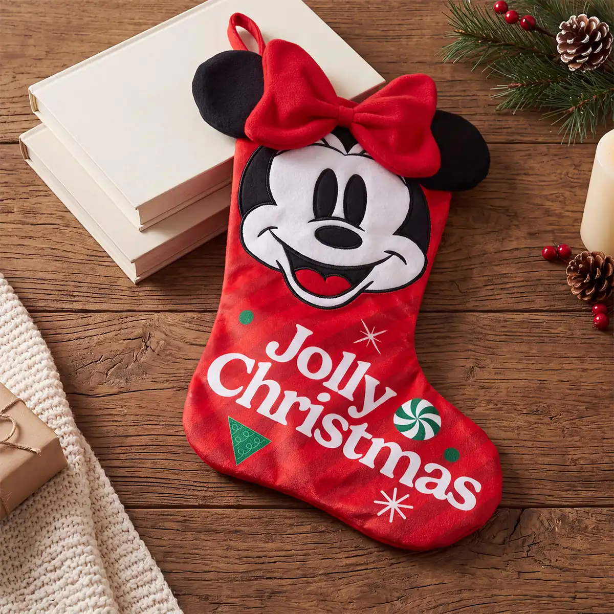 BOTA NAVIDEÑA DISNEY MINNIE 44 CM - 1