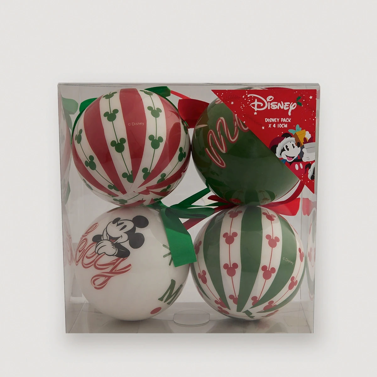 PACK X4 ADORNOS PARA ÁRBOL DISNEY 10 CM - 6