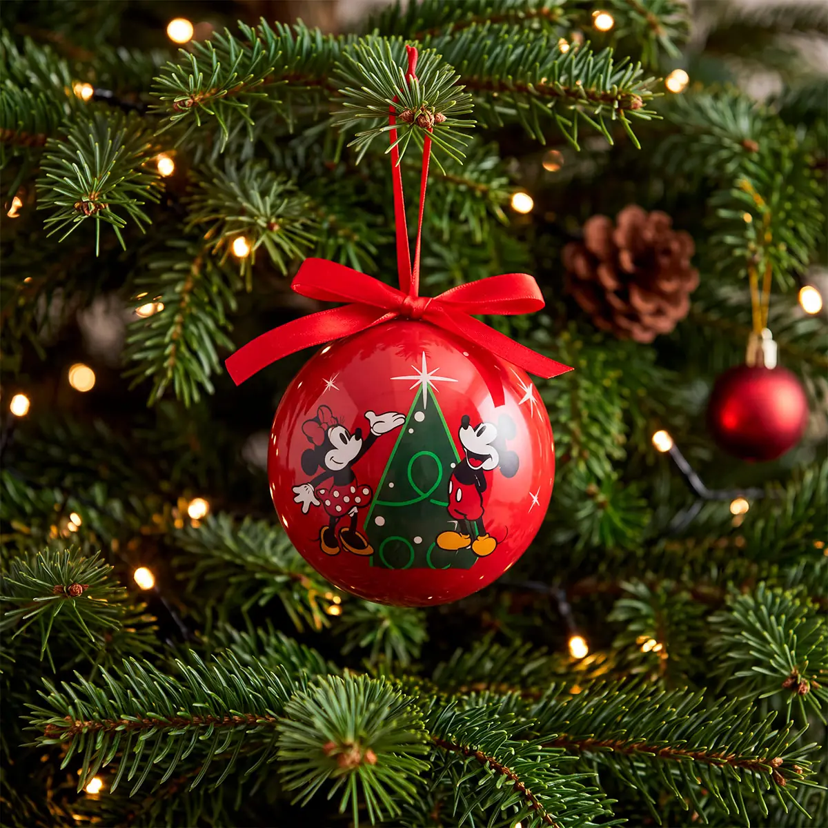 ADORNO NAVIDEÑO PARA ÁRBOL DISNEY PINO MICKEY 10 CM - 1