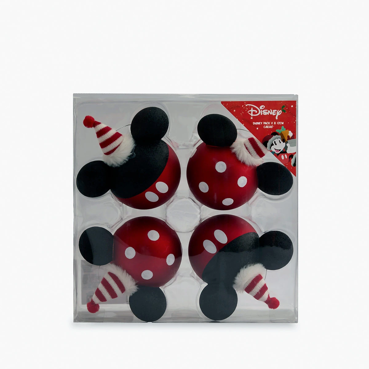 PACK X8 ADORNOS PARA ÁRBOL DISNEY CARAS 12 CM - 4