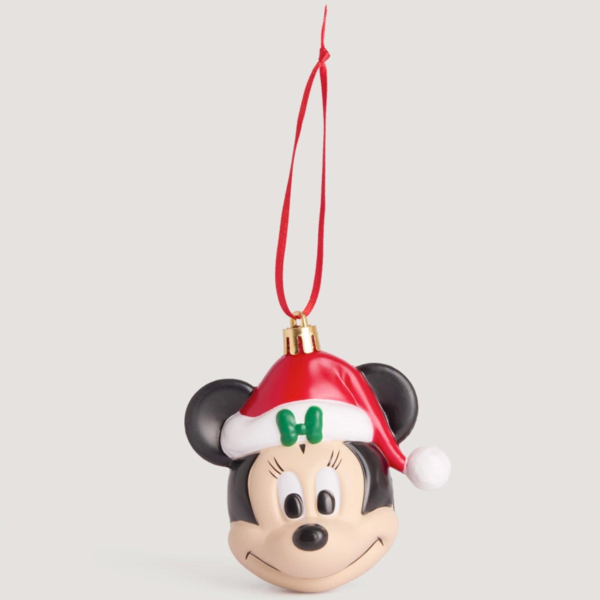 ADORNO NAVIDEÑO PARA ÁRBOL DISNEY CARA MINNIE 9 CM - 2