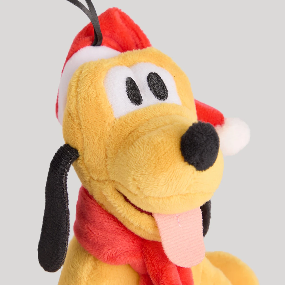 ADORNO NAVIDEÑO PARA ÁRBOL DISNEY FIGURA PLUTO FELPA 15 CM - 2