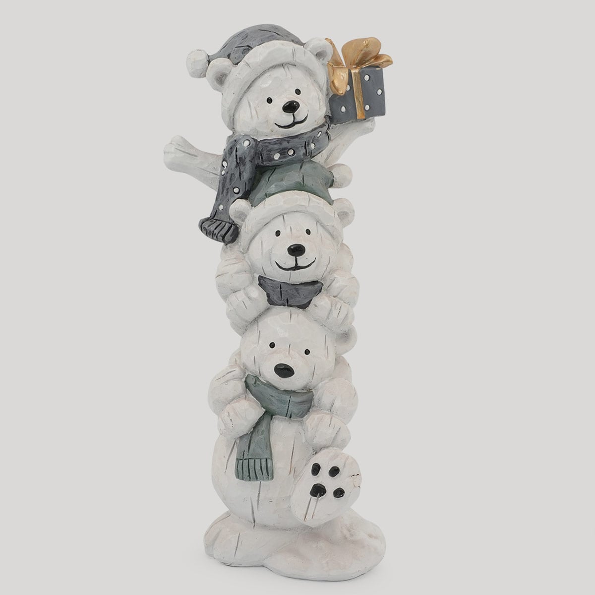 ADORNO NAVIDEÑO RIPLEY HOME 3 OSOS 37 CM - 1