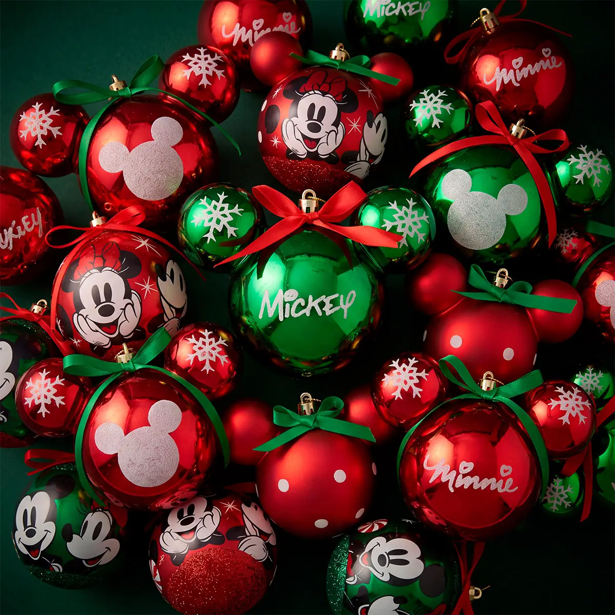 PACK X15 ADORNOS PARA ÁRBOL DISNEY 12/8 CM - 1