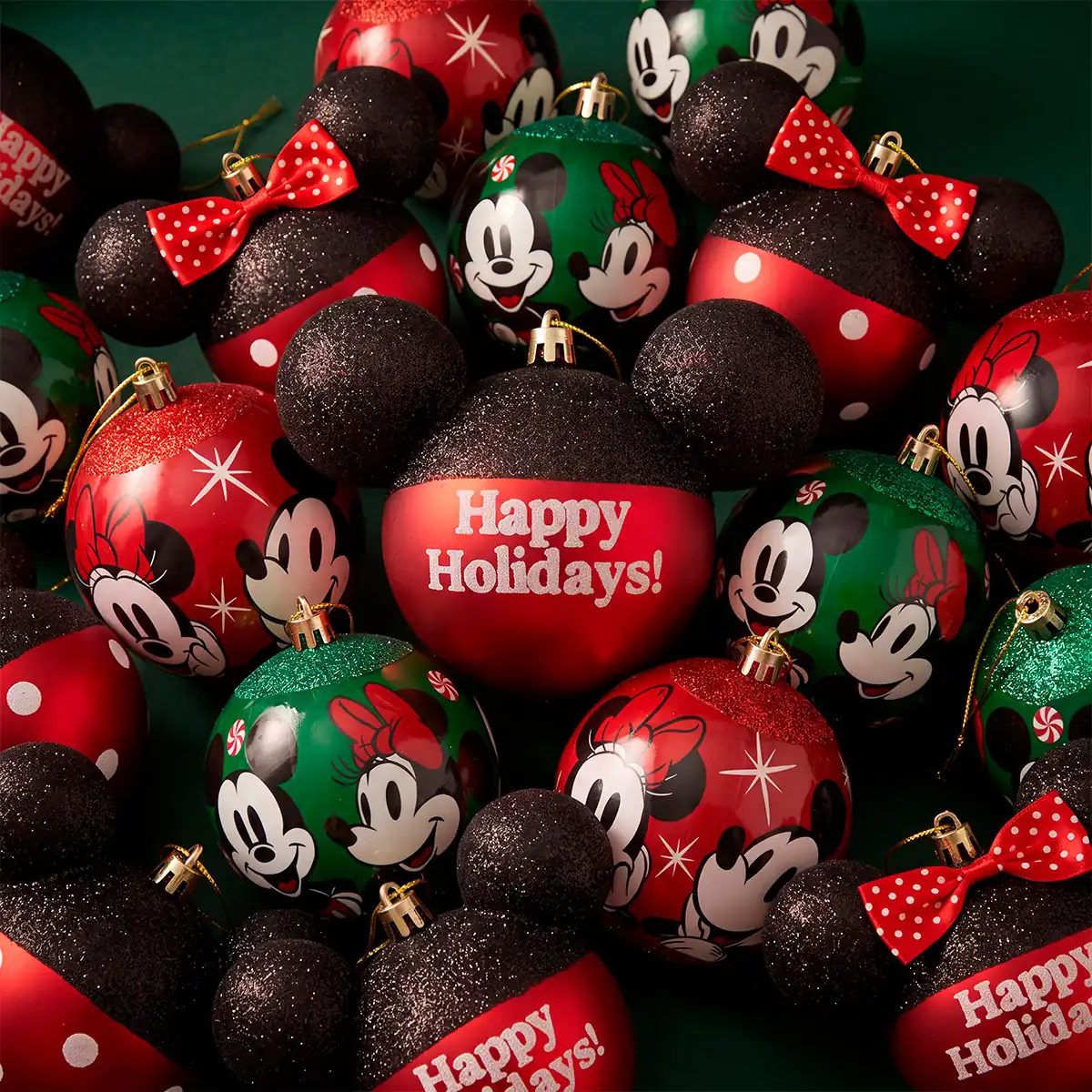 PACK X10 ADORNOS PARA ÁRBOL DISNEY 12/8 CM - 1