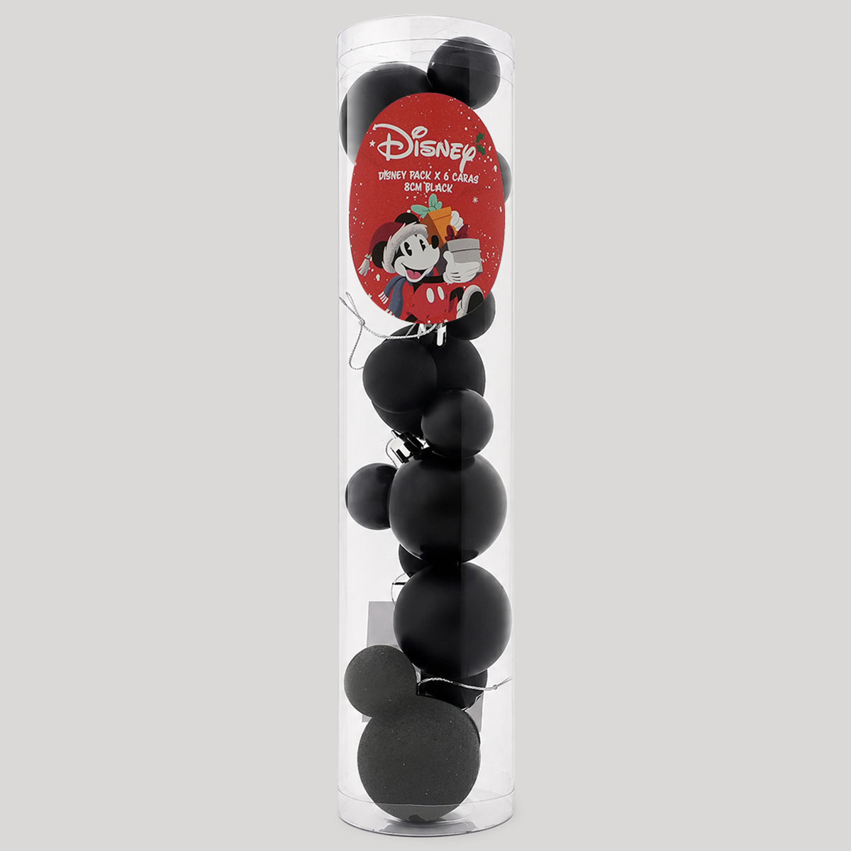 PACK X6 ADORNOS PARA ÁRBOL DISNEY 6 CARAS 8 CM - 4