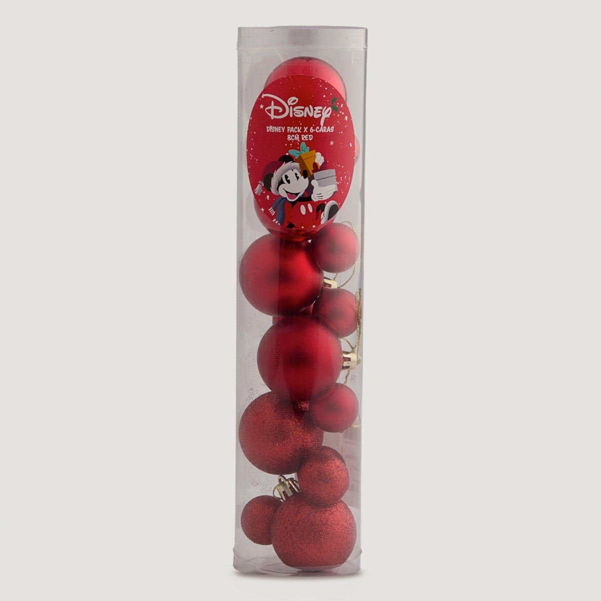 PACK X6 ADORNOS PARA ÁRBOL DISNEY 6 CARAS 8 CM - 5