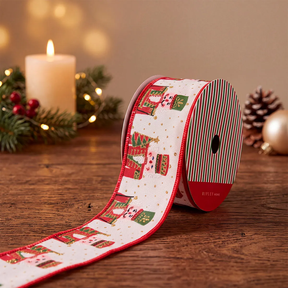 CINTA NAVIDEÑA RIPLEY HOME CASCANUECES 5 M - 1