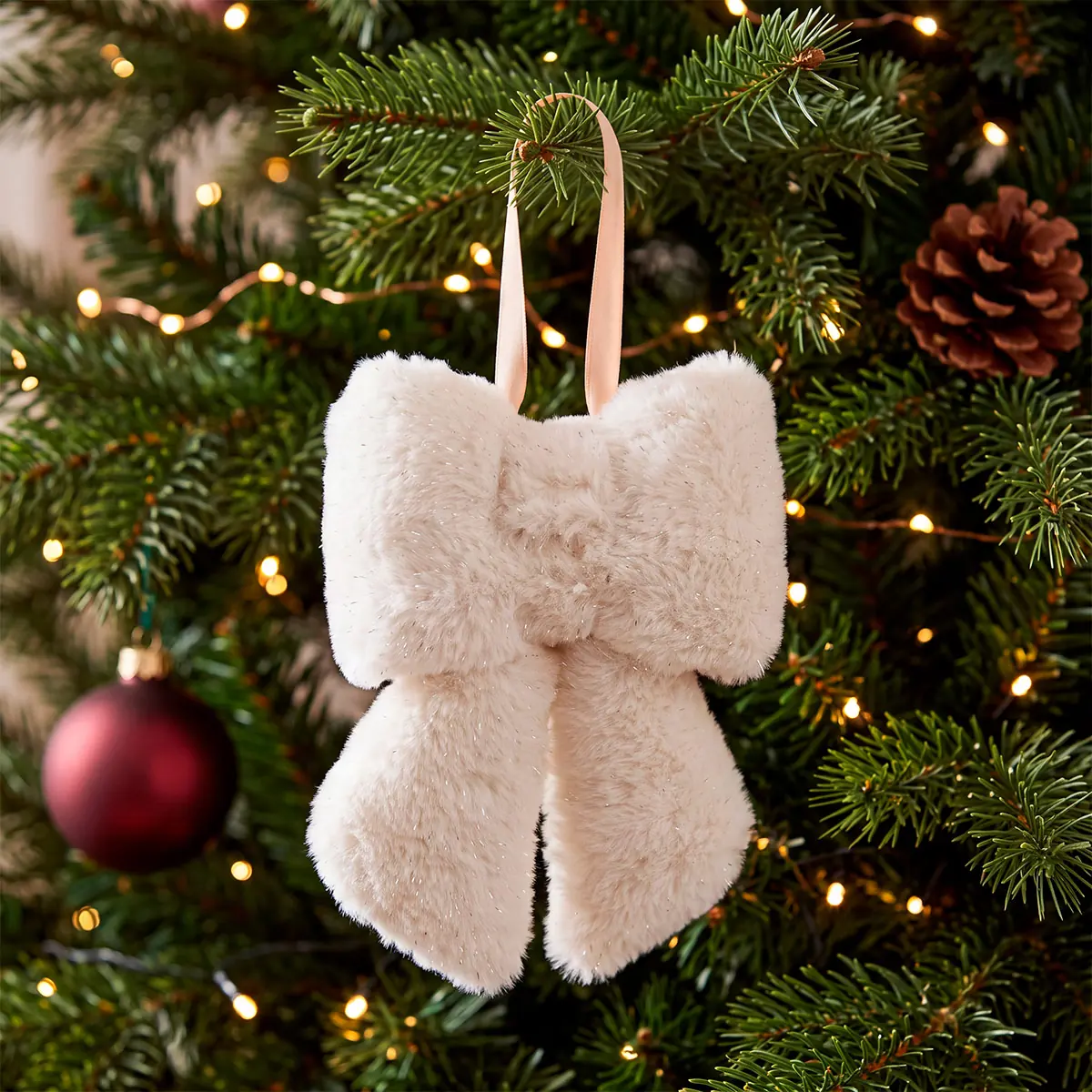 LAZO NAVIDEÑO RIPLEY HOME PELUDO 23 CM - 1