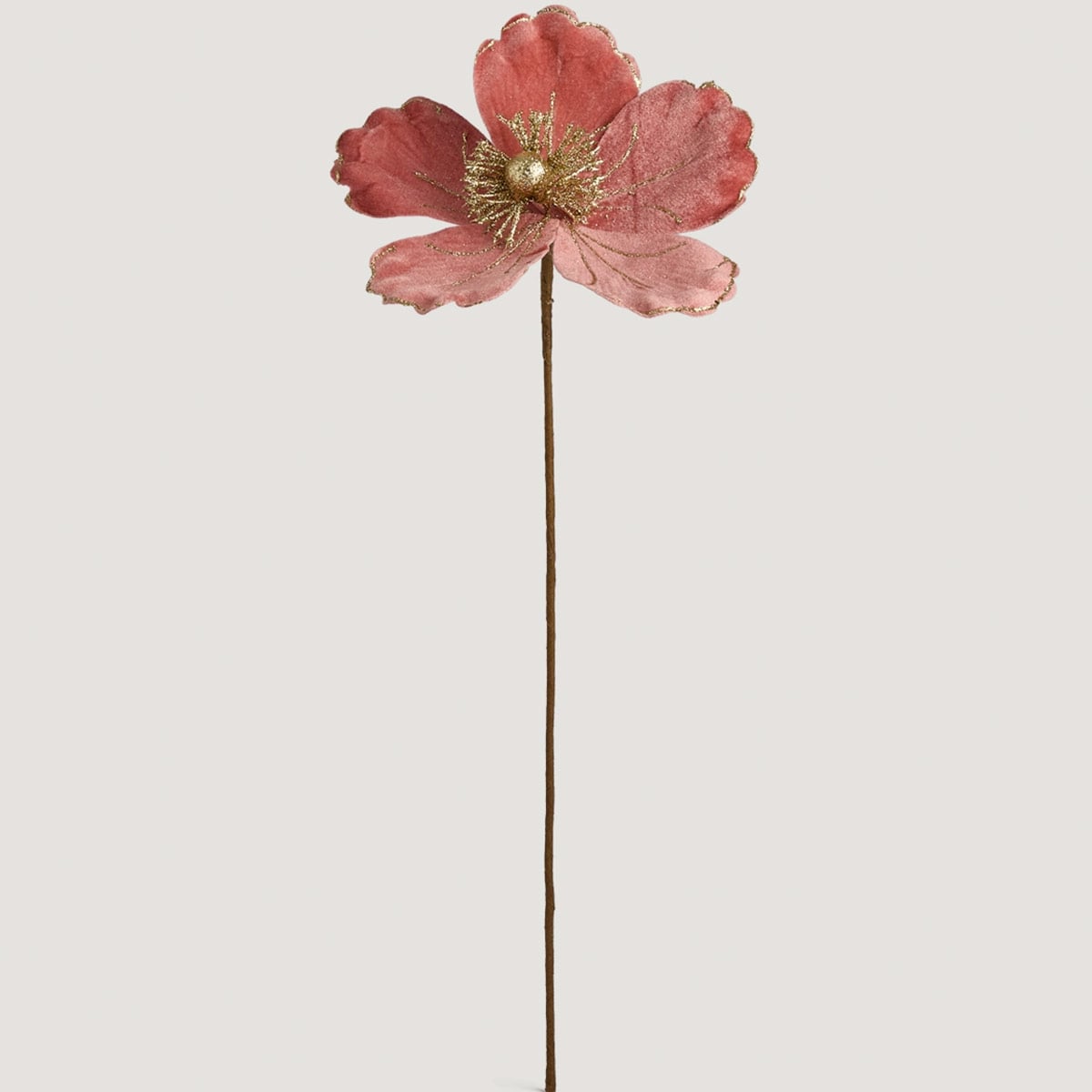 FLOR NAVIDEÑA RIPLEY HOME ROSADO 60 CM - 2