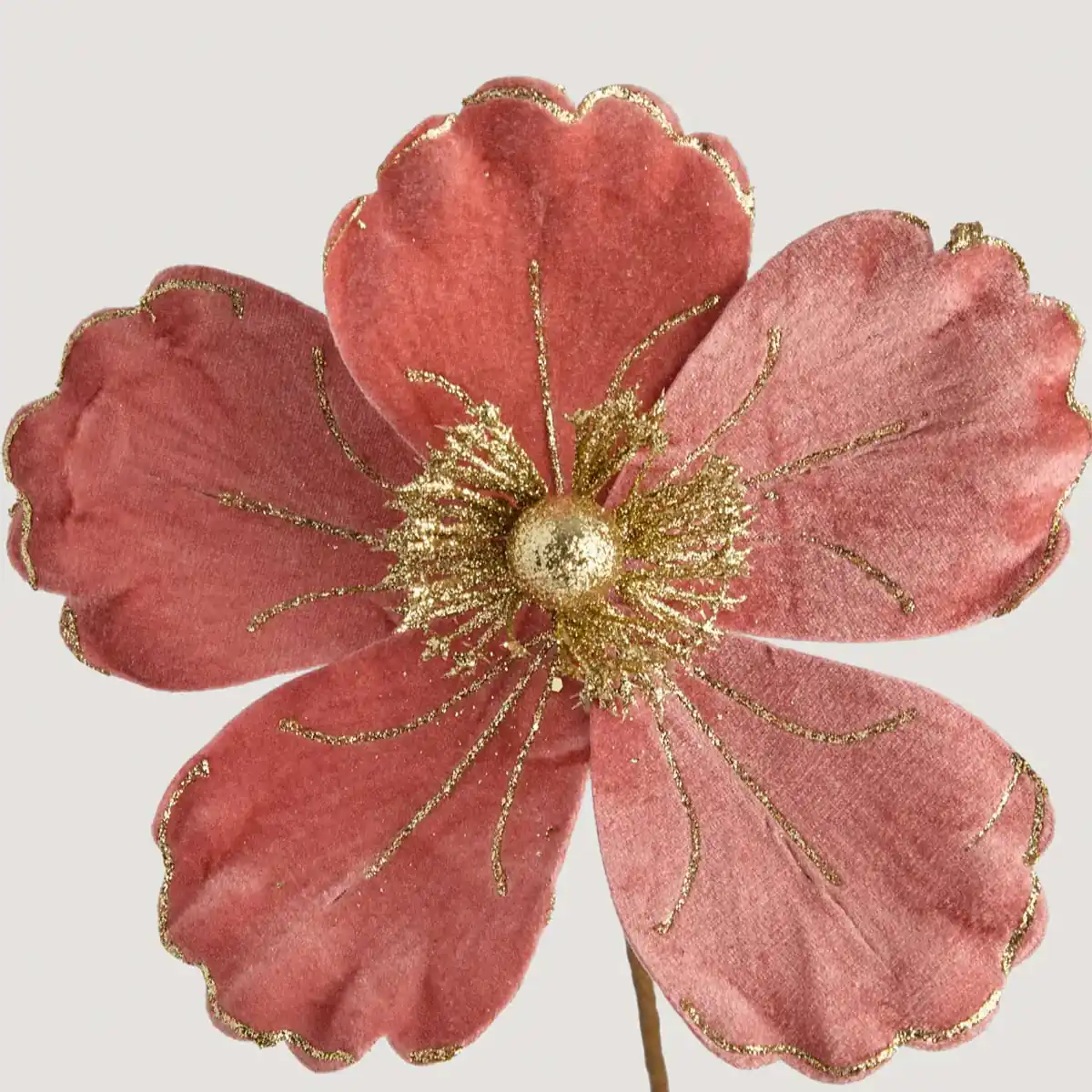 FLOR NAVIDEÑA RIPLEY HOME ROSADO 60 CM - 3