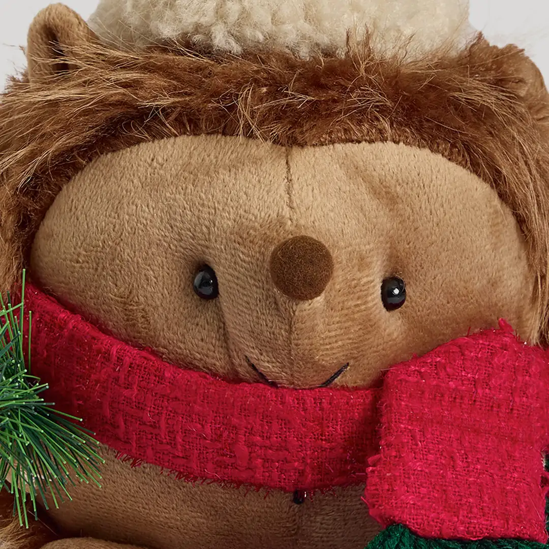 MUÑECO NAVIDEÑO RIPLEY HOME PUERCOESPIN 28 CM - 3