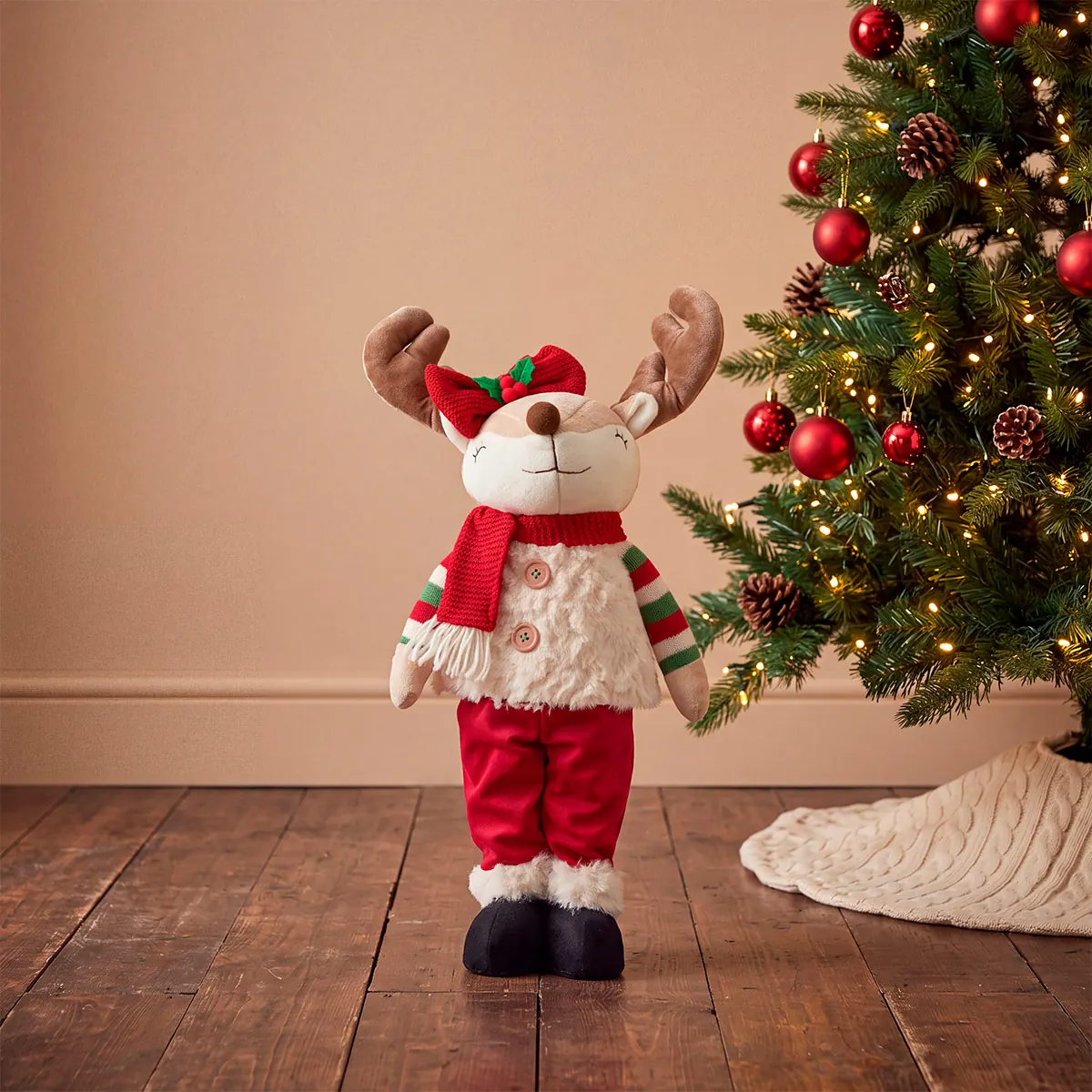 MUÑECO NAVIDEÑO RIPLEY HOME RENO PARADO 57 CM - 1