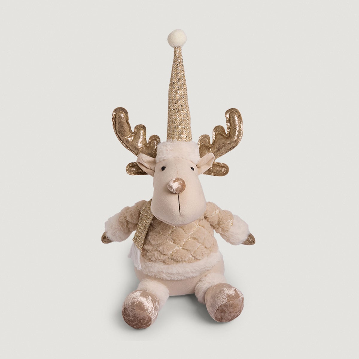 MUÑECO NAVIDEÑO RIPLEY HOME RENO SENTADO 52 CM - 2
