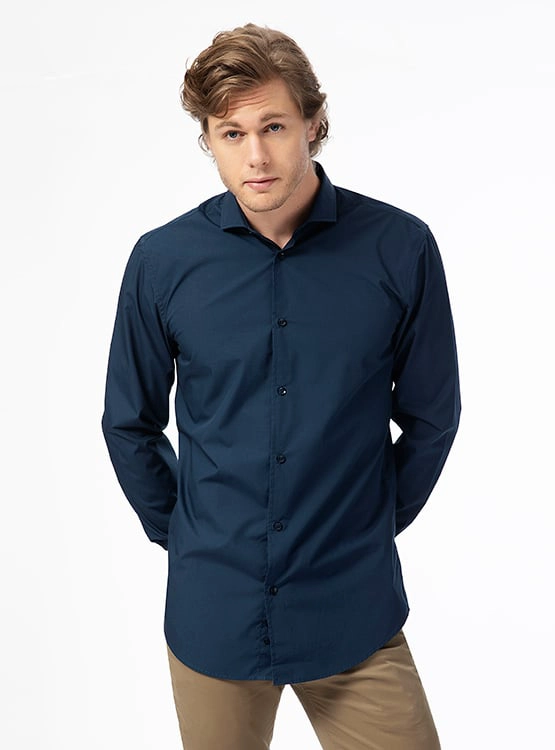CAMISA MANGA LARGA ALGODÓN HOMBRE MARQUIS - 2