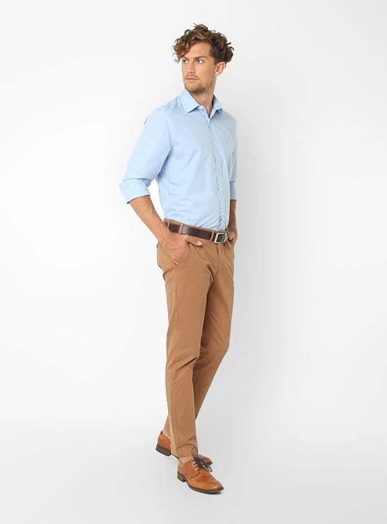 CAMISA HOMBRE KENNETH STEVENS SÓLIDA - 1