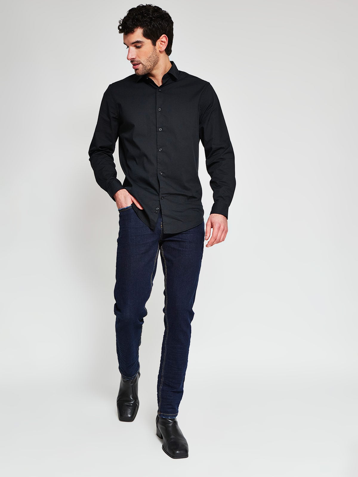 CAMISA MANGA LARGA ALGODÓN HOMBRE MARQUIS - 4
