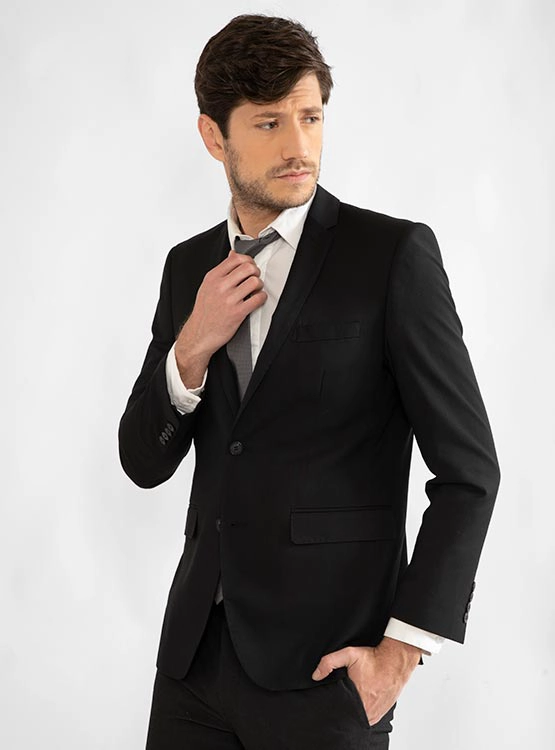SACO HOMBRE MARQUIS RECTO BÁSICO BLAZER BAS MQS - 3
