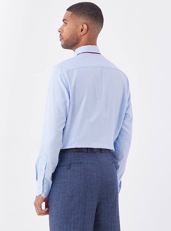 CAMISA MANGA LARGA ALGODÓN HOMBRE PURO EGO CELESTE PEPV24CAMV22_310 - 2