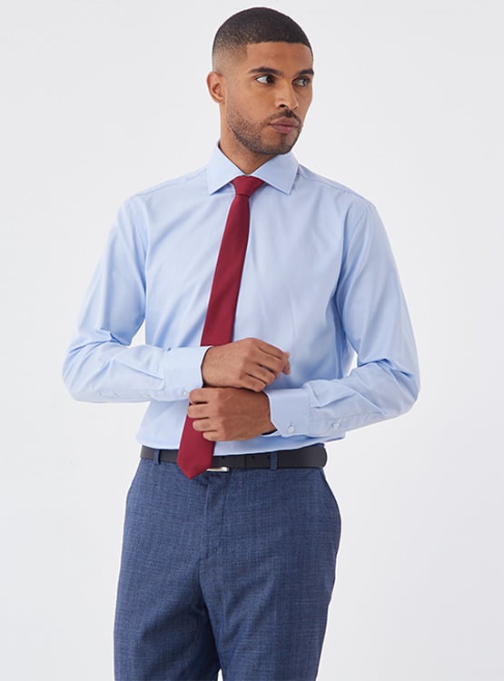 CAMISA MANGA LARGA ALGODÓN HOMBRE PURO EGO CELESTE PEPV24CAMV22_310 - 3