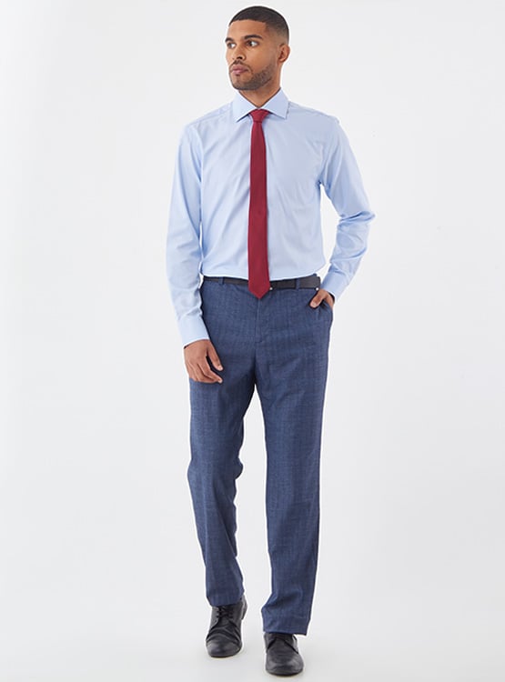 CAMISA MANGA LARGA ALGODÓN HOMBRE PURO EGO CELESTE PEPV24CAMV22_310 - 5