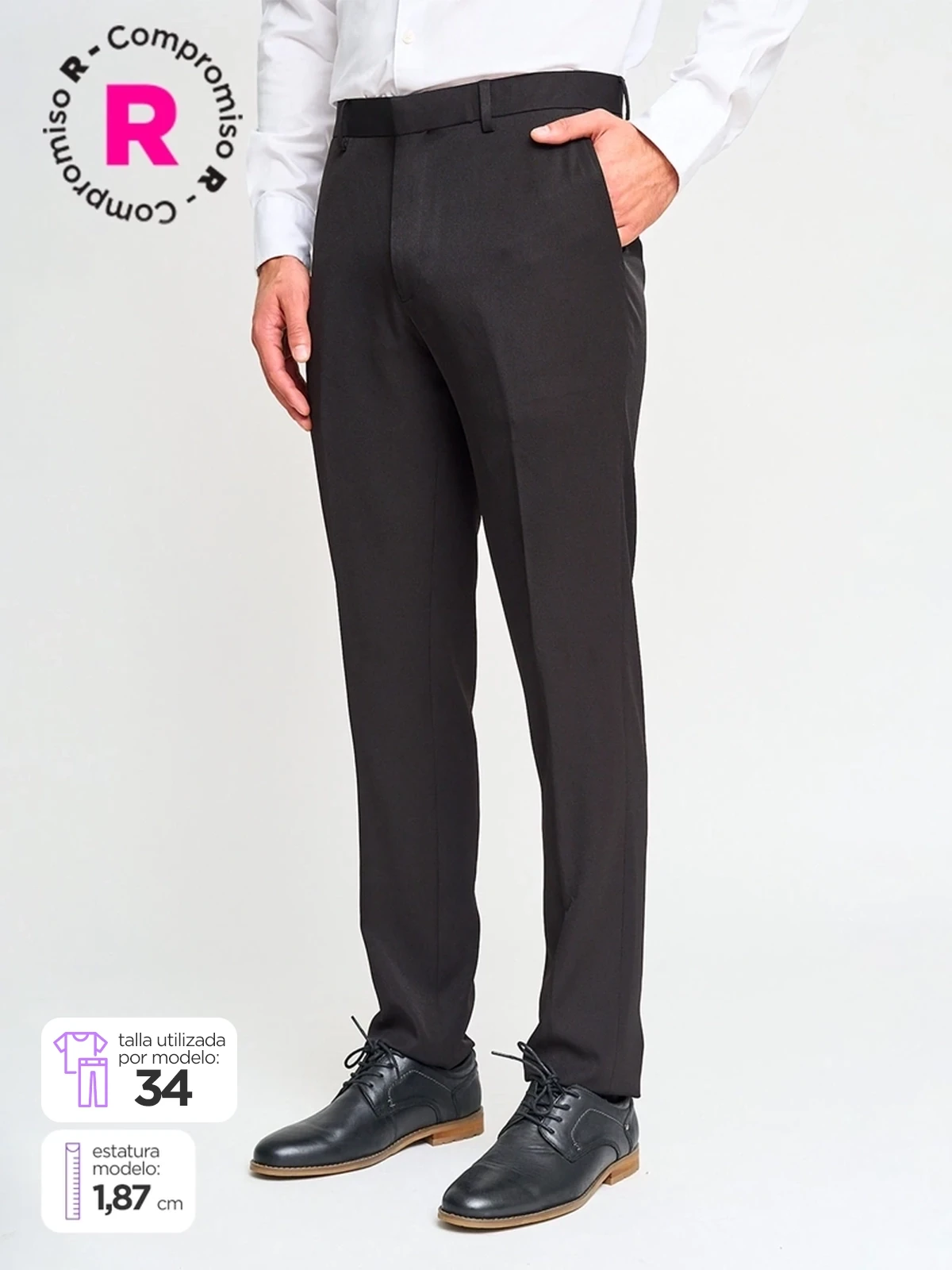 PANTALÓN DE VESTIR HOMBRE INDEX EGIPTO - 1