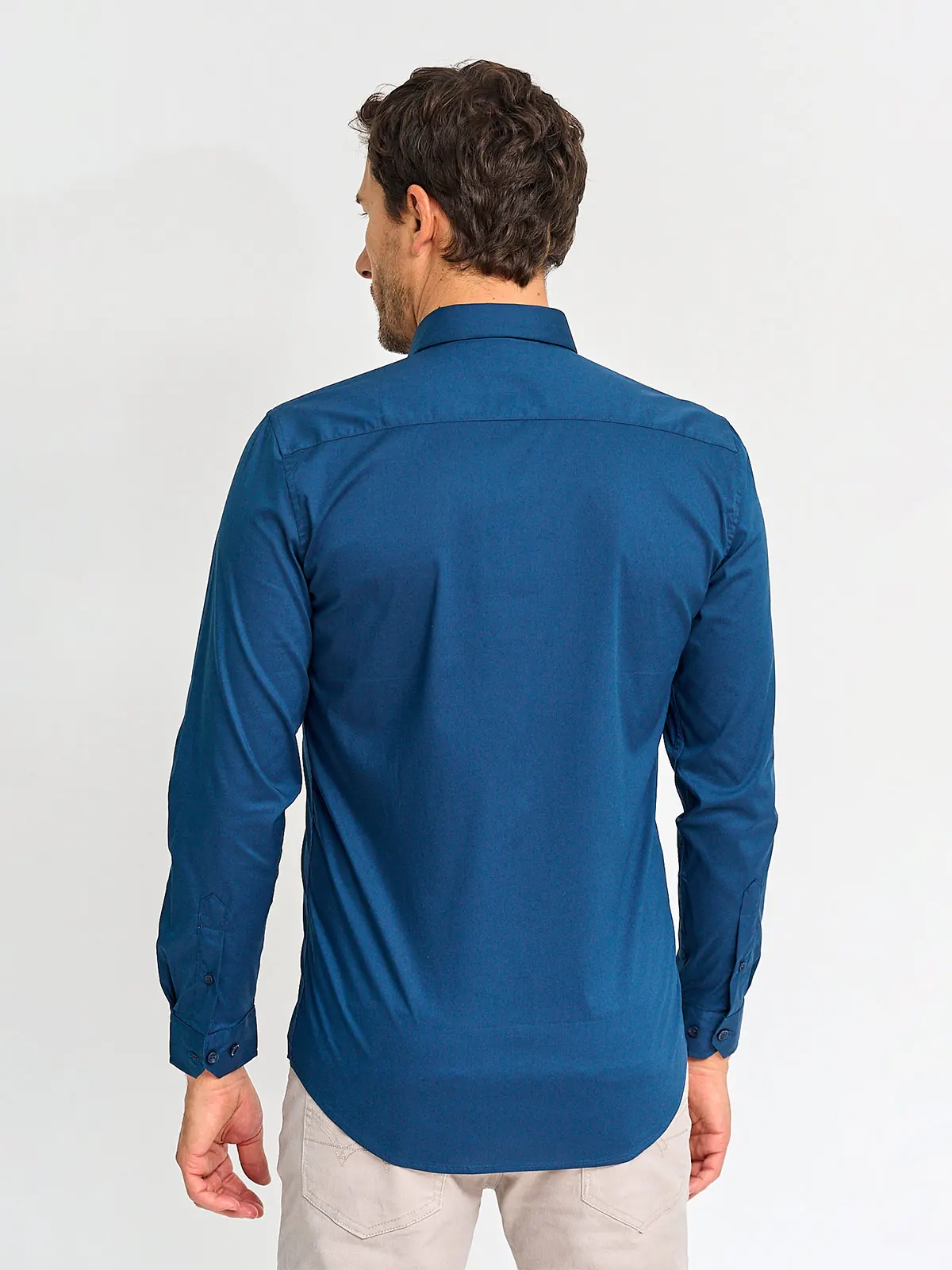 CAMISA MANGA LARGA ALGODÓN HOMBRE MARQUIS - 2