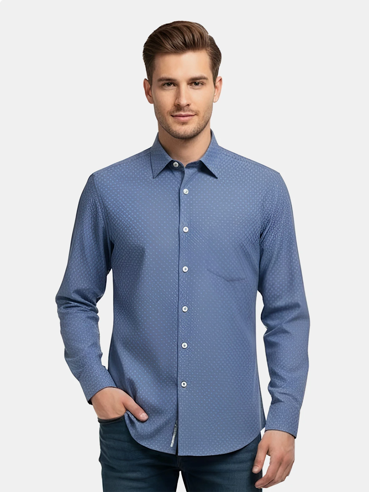 CAMISA MANGA LARGA HOMBRE JOHN HOLDEN 3LC014 - 1