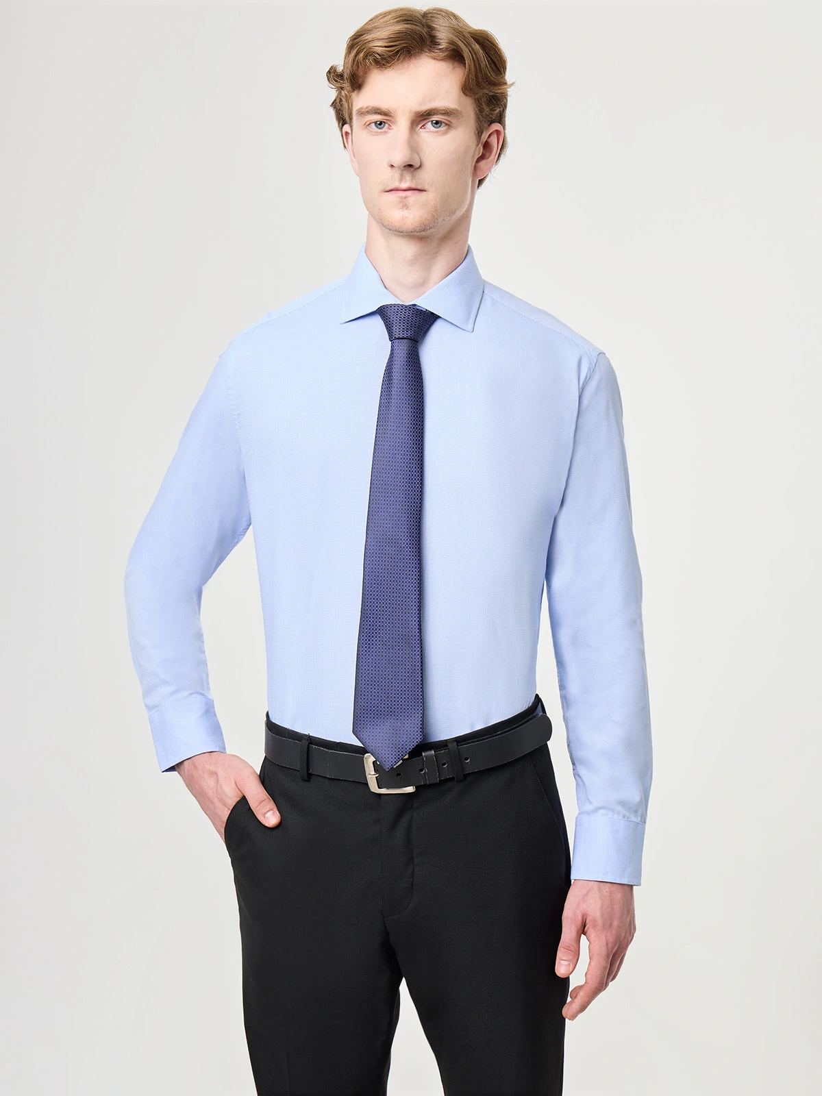 CAMISA ALGODÓN MANGA LARGA HOMBRE PURO EGO - 1