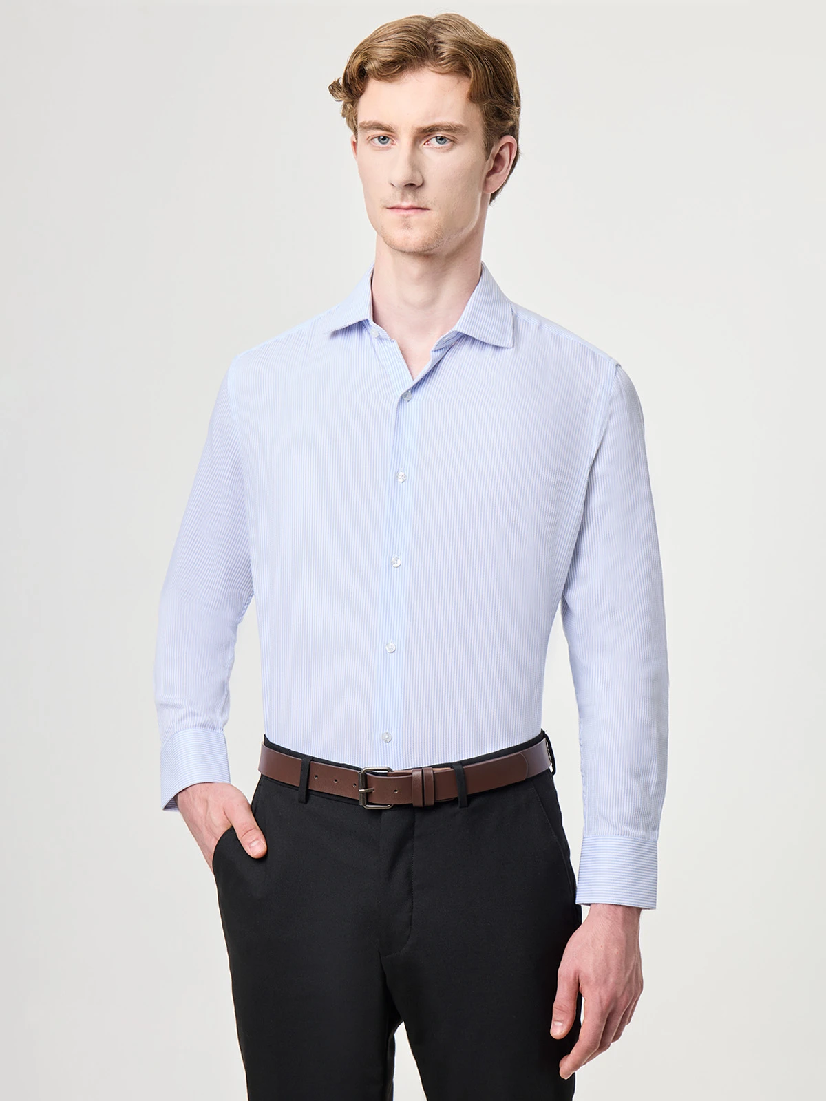 CAMISA ALGODÓN MANGA LARGA HOMBRE PURO EGO - 1
