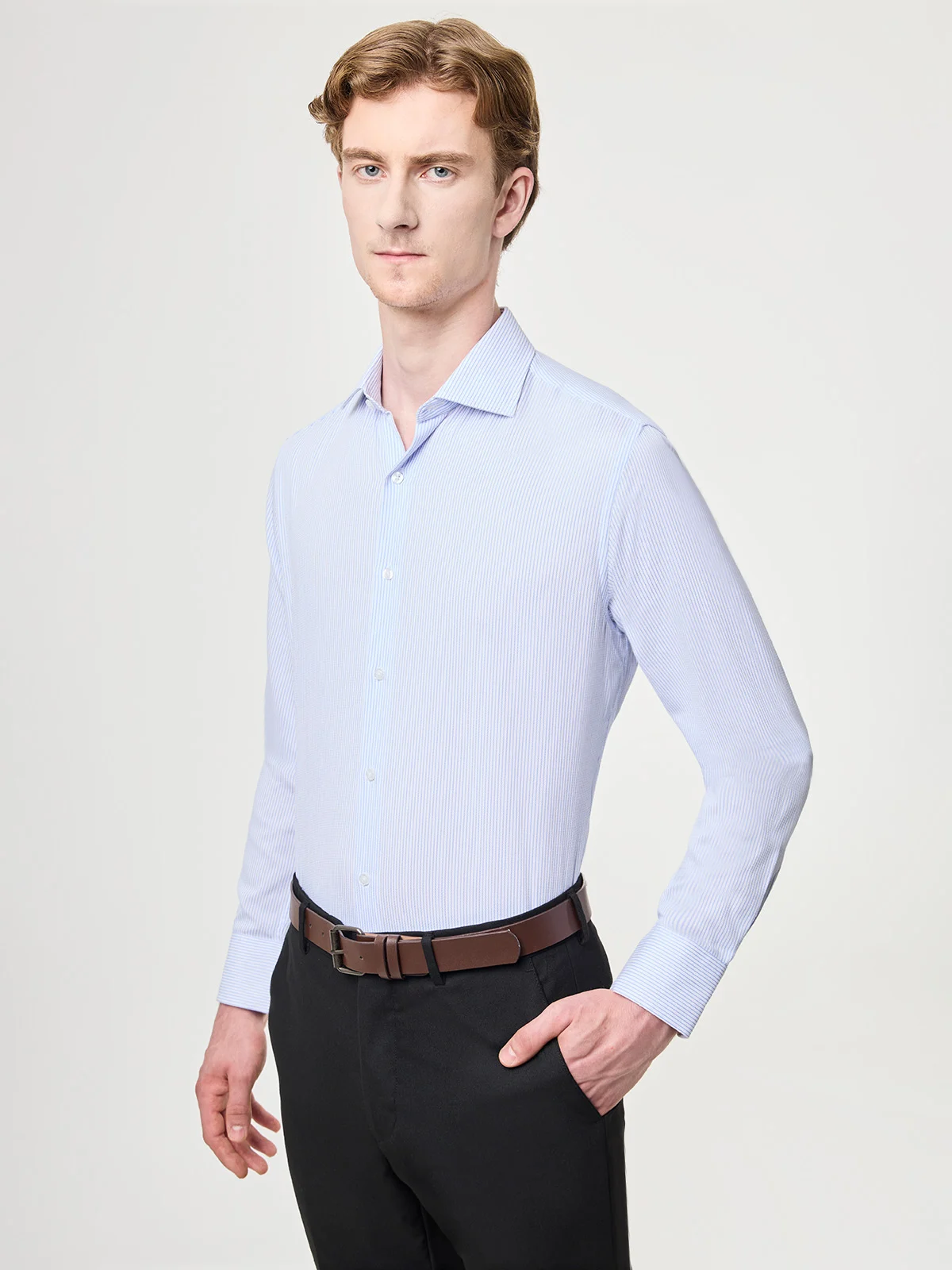 CAMISA ALGODÓN MANGA LARGA HOMBRE PURO EGO - 3
