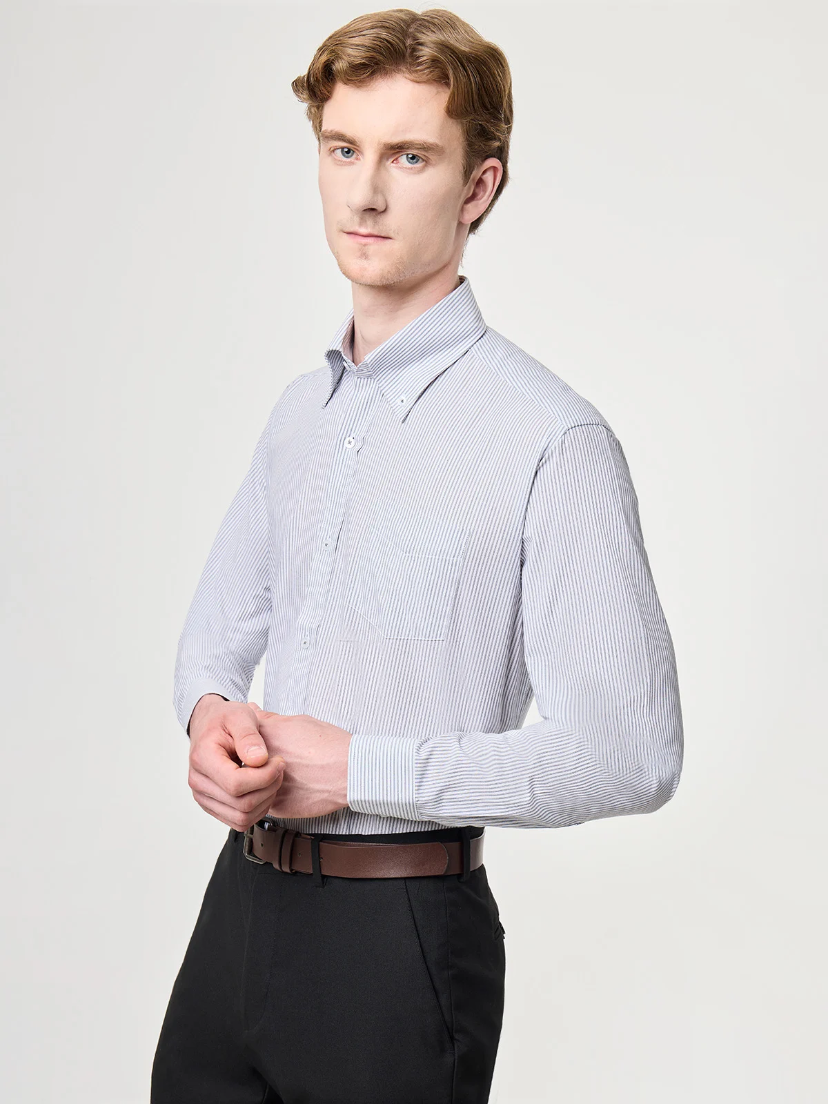 CAMISA ALGODÓN MANGA LARGA HOMBRE PURO EGO - 3