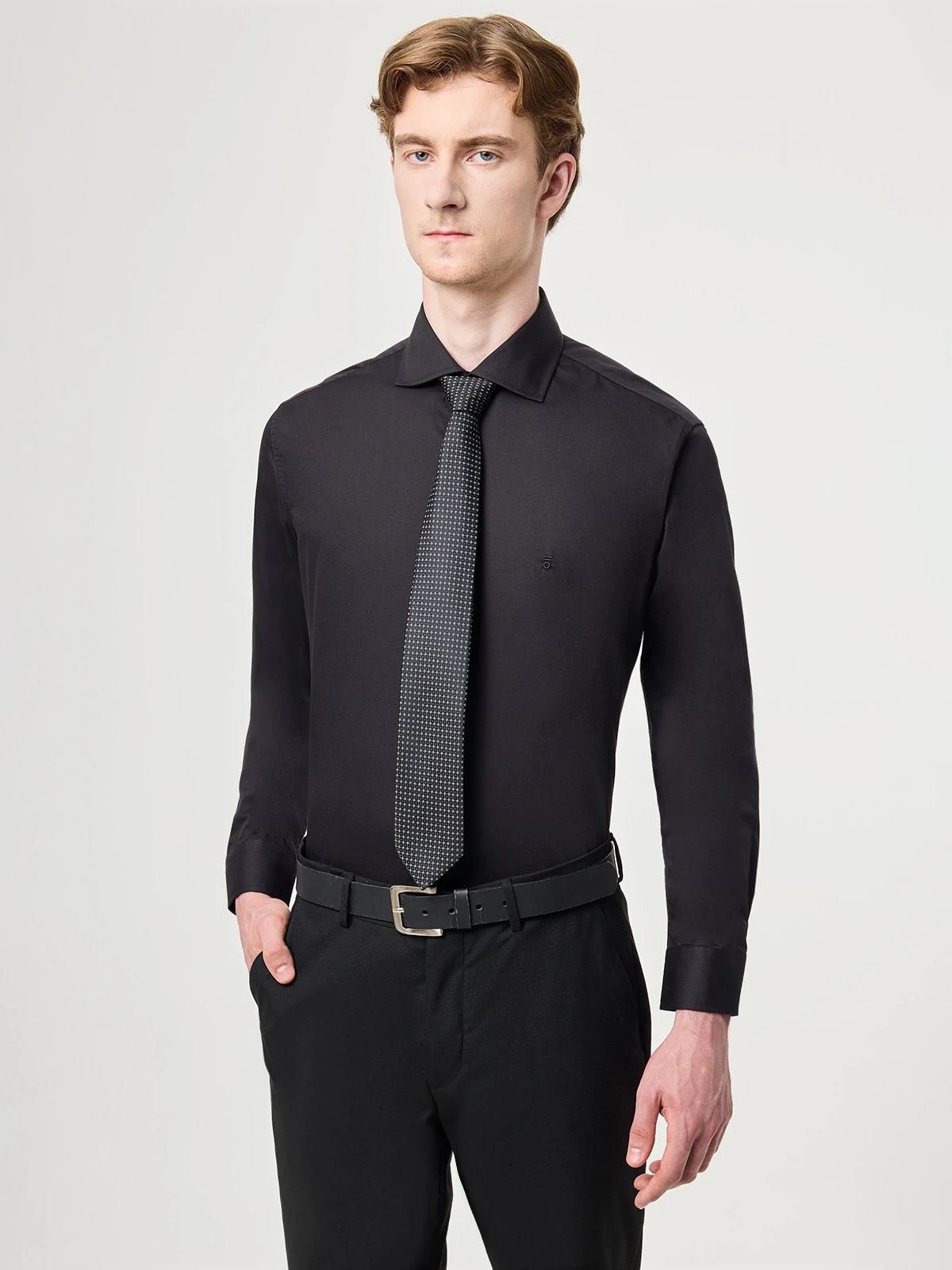CAMISA ALGODÓN MANGA LARGA HOMBRE PURO EGO - 1