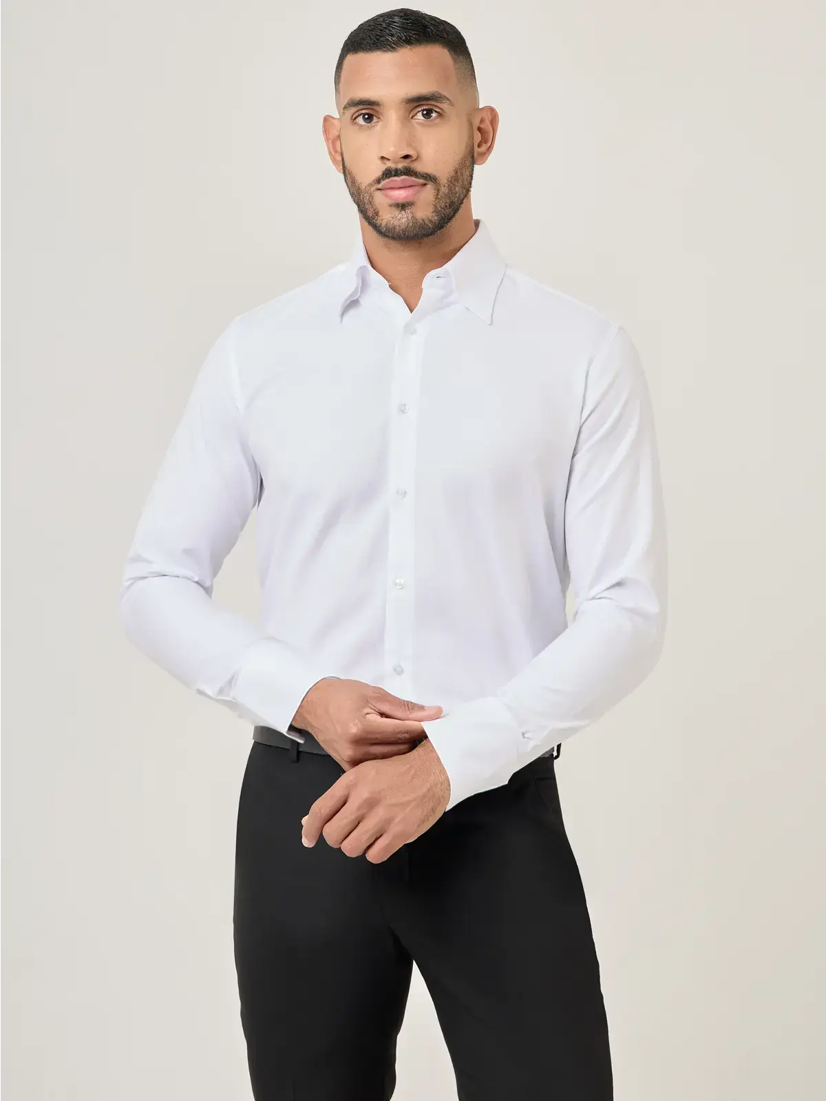 CAMISA ALGODÓN MANGA LARGA HOMBRE PURO EGO - 1