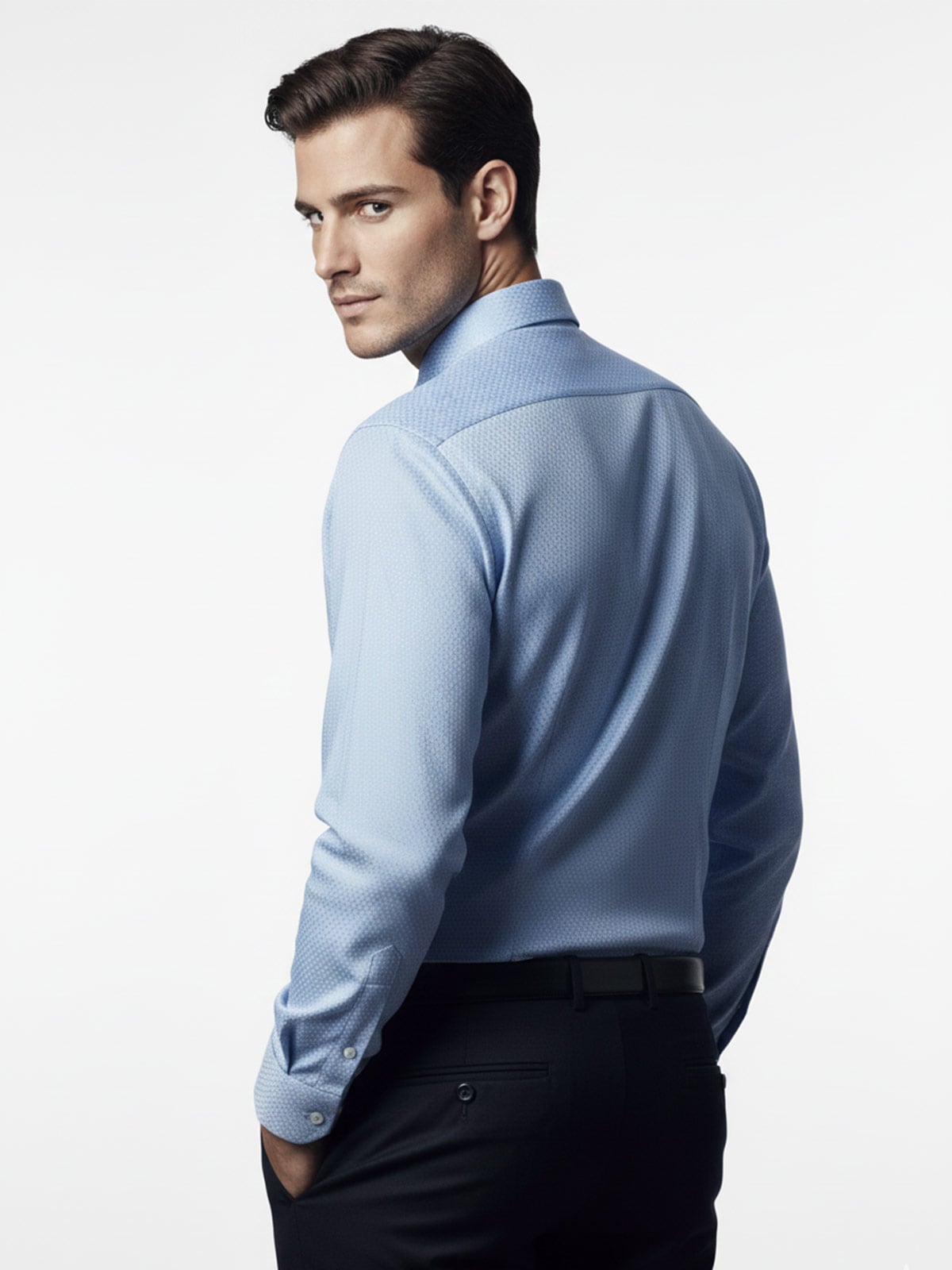 CAMISA MANGA LARGA ALGODÓN HOMBRE JOHN HOLDEN 2LC976 - 2