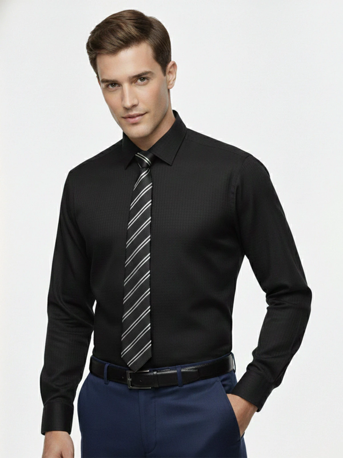CAMISA MANGA LARGA ALGODÓN HOMBRE JOHN HOLDEN 2LC945 - 1