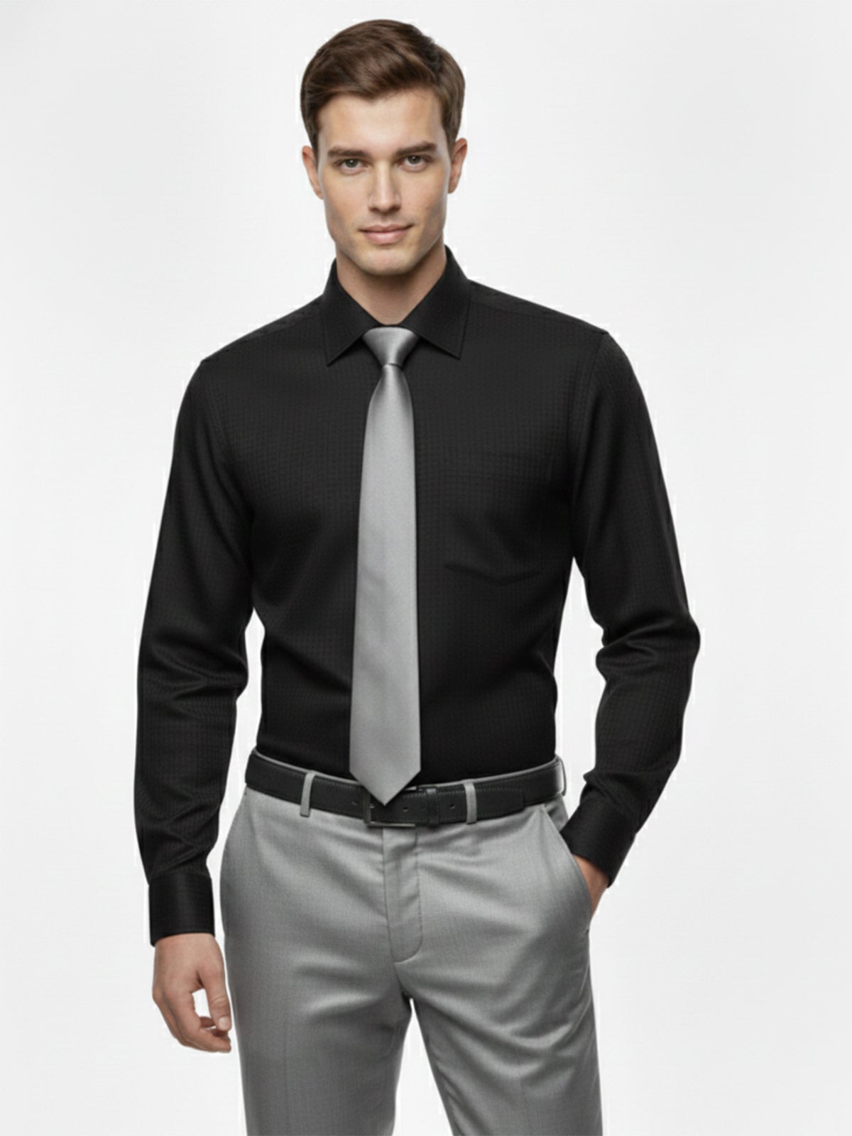 CAMISA MANGA LARGA ALGODÓN HOMBRE JOHN HOLDEN 3LC015 - 1