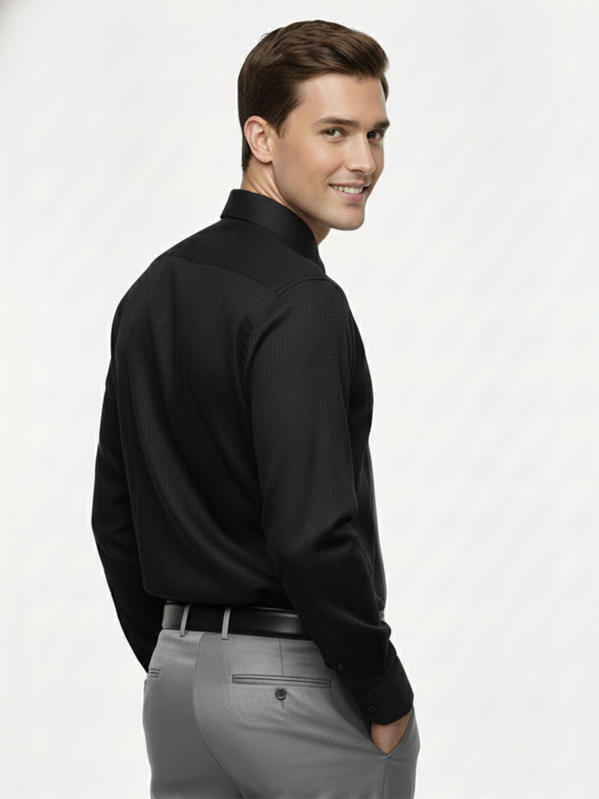 CAMISA MANGA LARGA ALGODÓN HOMBRE JOHN HOLDEN 3LC015 - 2