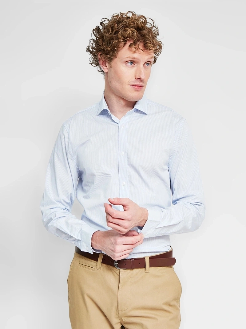CAMISA MANGA LARGA ALGODÓN HOMBRE MARQUIS - 1