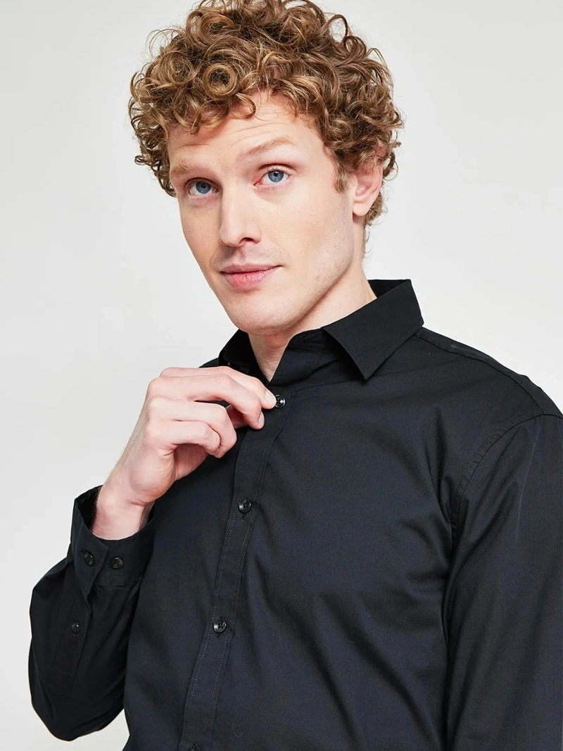 CAMISA MANGA LARGA ALGODÓN HOMBRE MARQUIS - 3
