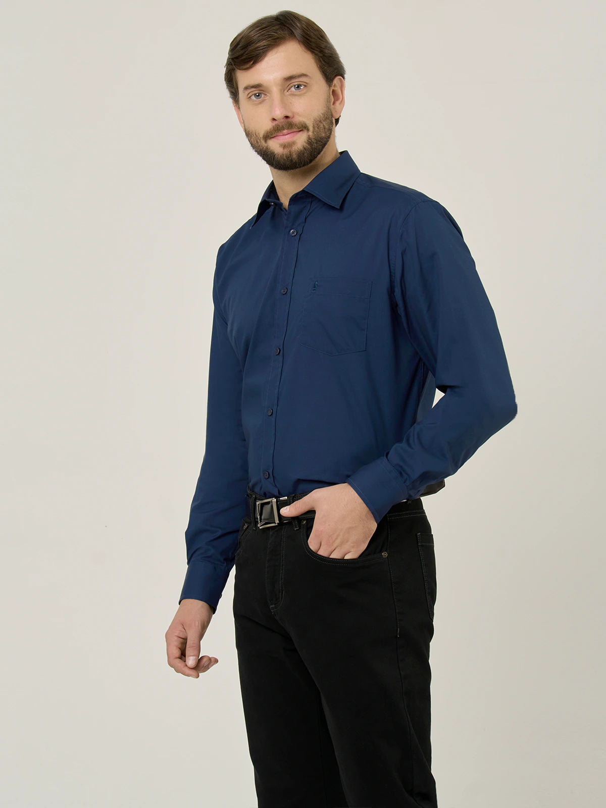CAMISA MANGA LARGA ALGODÓN HOMBRE KENNETH STEVENS - 3