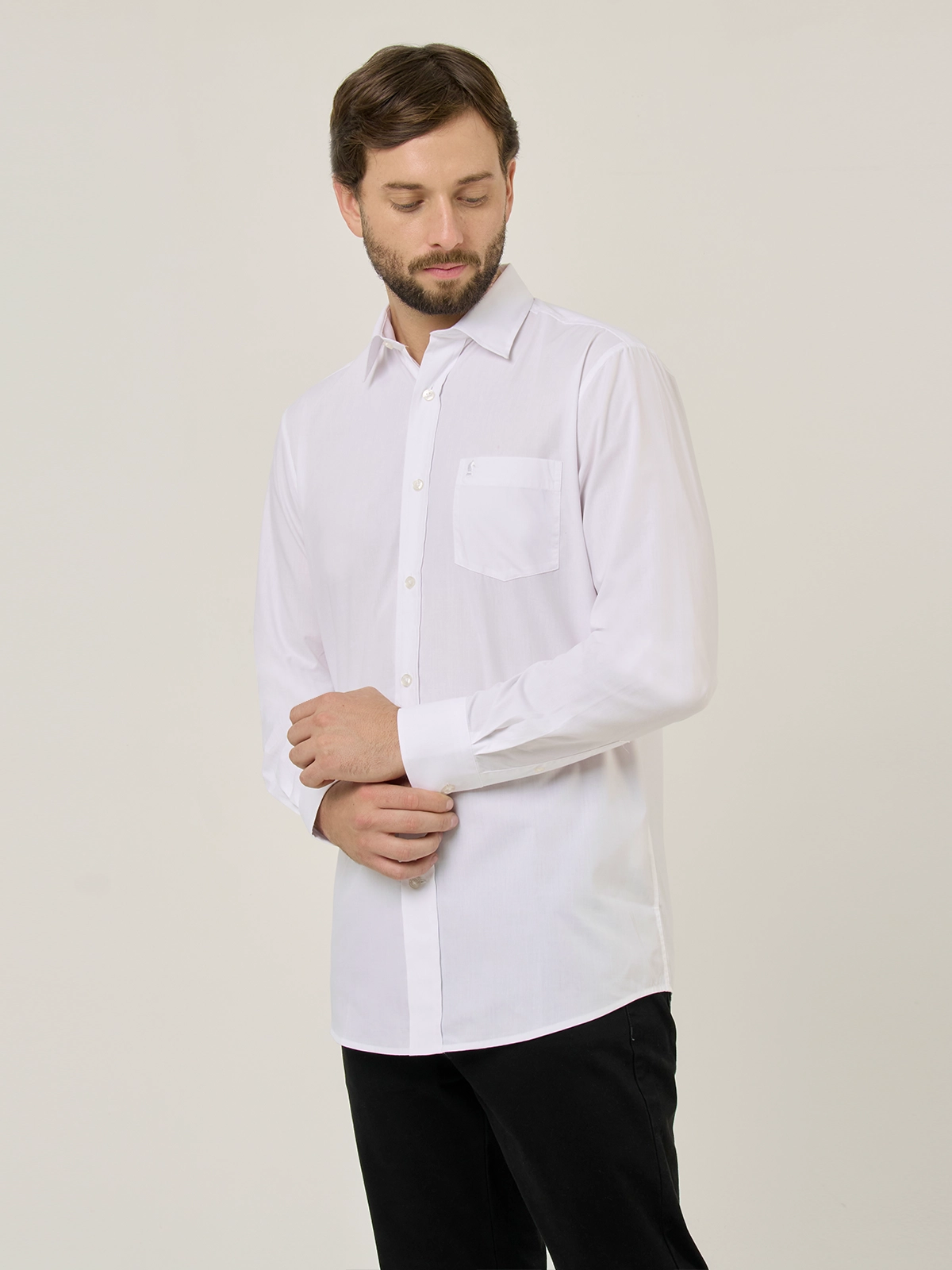 CAMISA MANGA LARGA ALGODÓN HOMBRE KENNETH STEVENS - 3