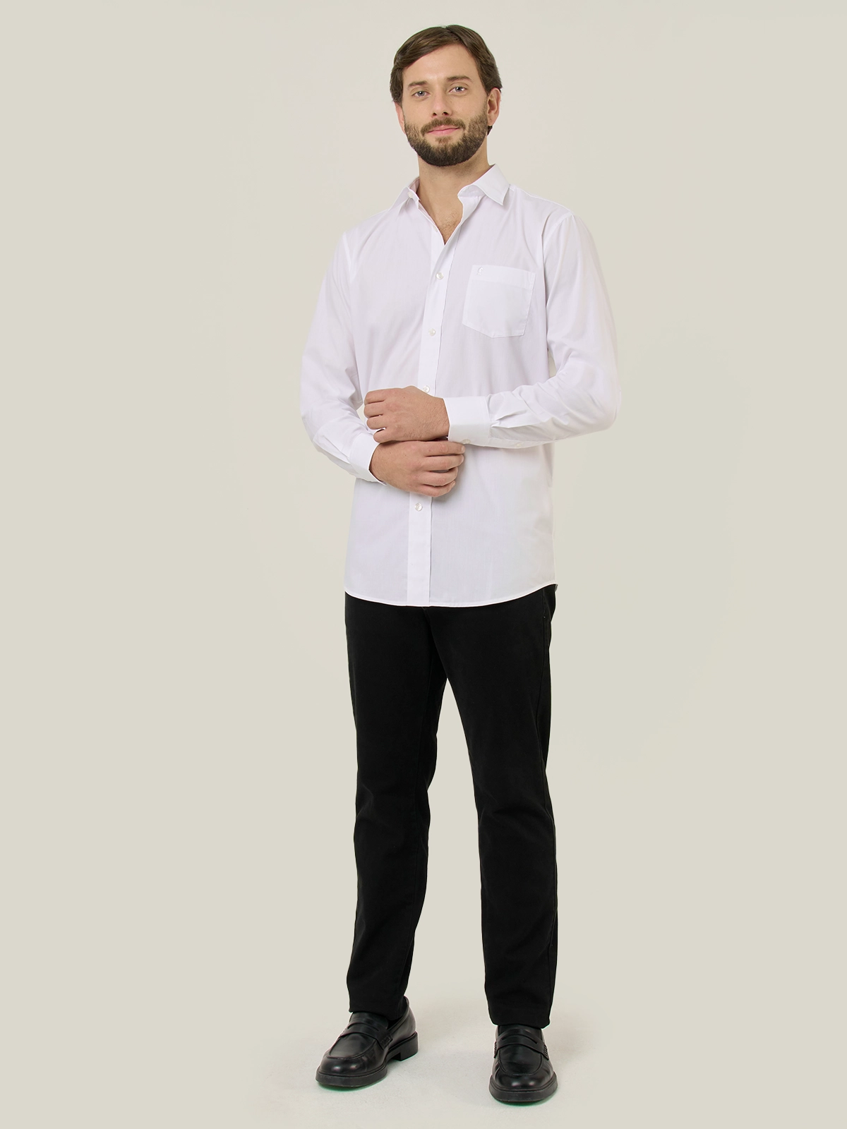 CAMISA MANGA LARGA ALGODÓN HOMBRE KENNETH STEVENS - 5
