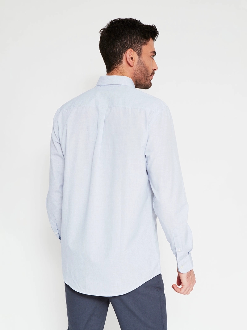 CAMISA MANGA LARGA ALGODÓN HOMBRE KENNETH STEVENS - 2