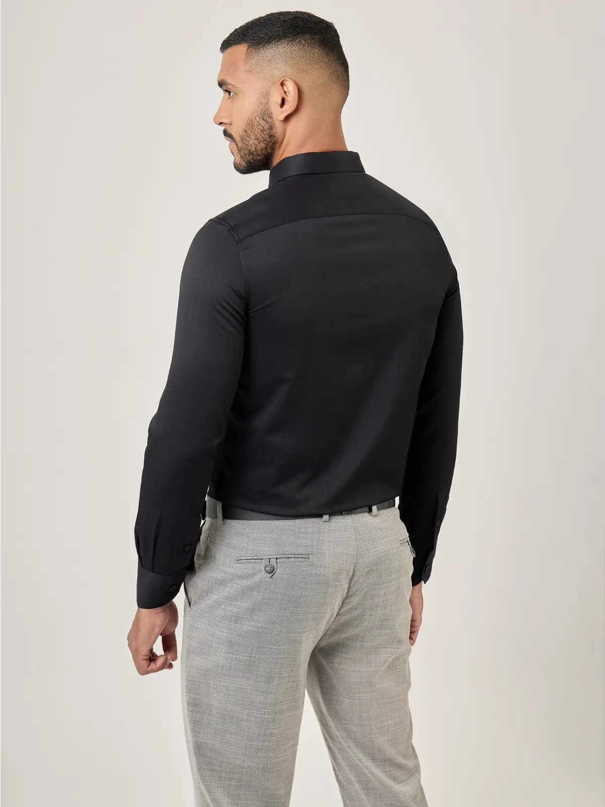 CAMISA MANGA LARGA HOMBRE JOHN HOLDEN NEGRO 3LC053 - 2
