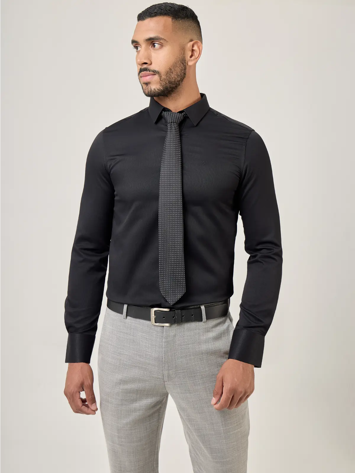 CAMISA MANGA LARGA HOMBRE JOHN HOLDEN NEGRO 3LC053 - 1
