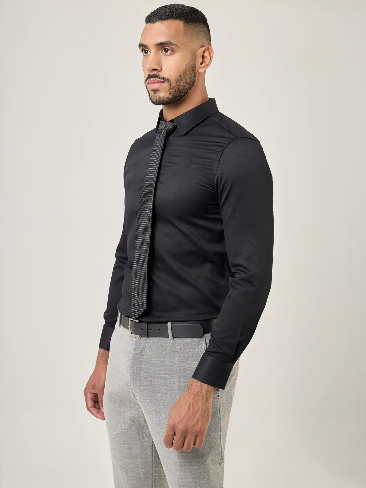 CAMISA MANGA LARGA HOMBRE JOHN HOLDEN NEGRO 3LC053 - 3